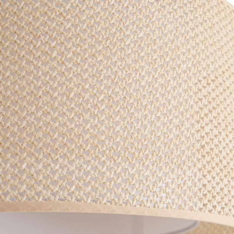 Lindby Deckenleuchte Soula LED Lampe Leuchte dimmbar beige Ø40cm 22cm hoch - 4251911765496