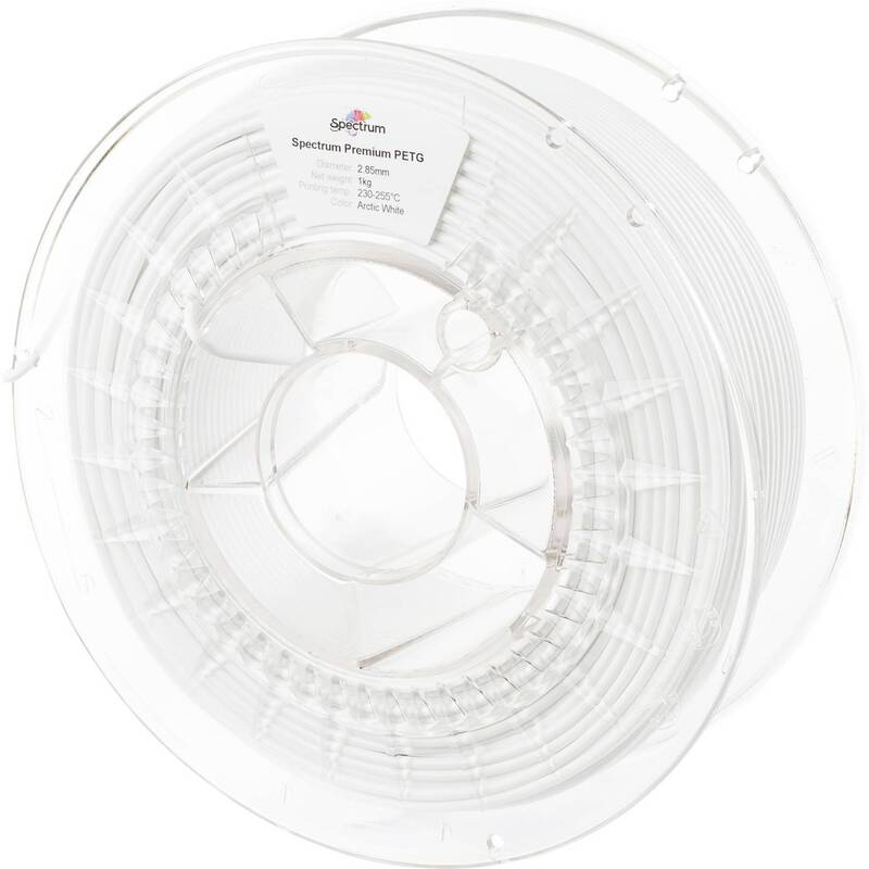 Spectrum Filaments Filament PETG 3D Drucker Material Arctic White 2,85 mm 1 kg - 5903175657763