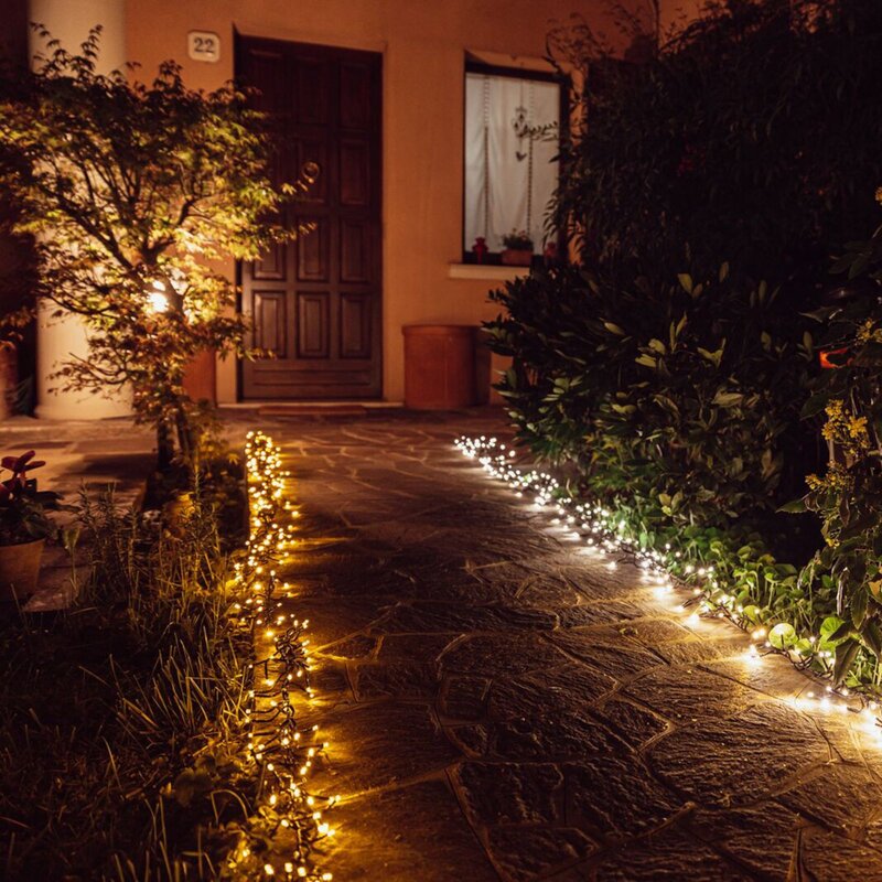 Twinkly LED Lichterkette 250er mit WLAN und Appsteuerung warmweiß kaltweiß - 8056326671402