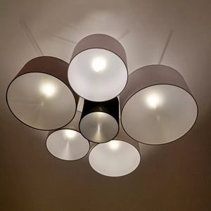 Euluna Deckenleuchte Hängeleuchte 6-flg LED Lampe dimmbar multicolor 100x80cm