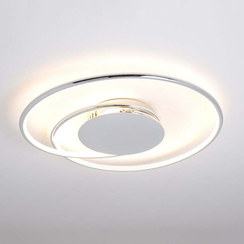Lindby Deckenlampe Joline LED Leuchte Lampe warmweiß chrom Ø45cm 3000K 1430lm - 4251096525397