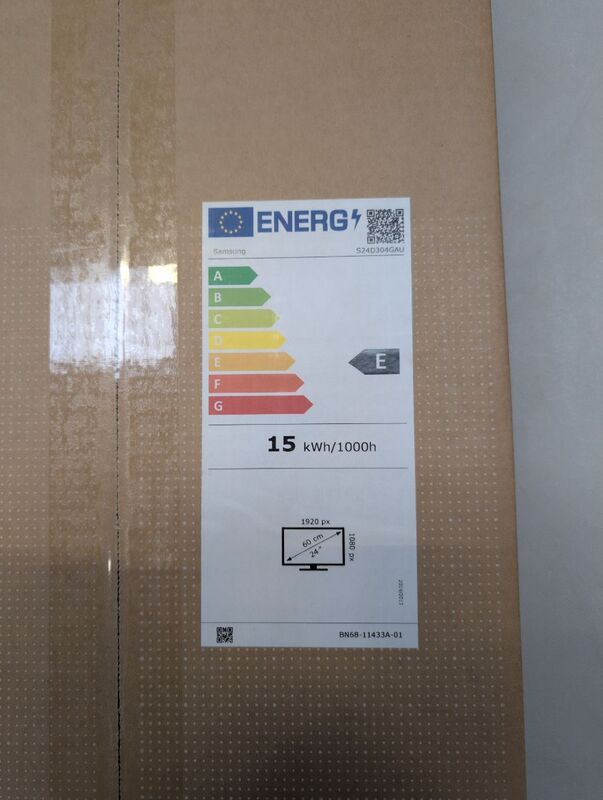 Samsung Monitor Bildschirm S4 LS24D304GAU 61cm 24 Zoll Full HD 1920x1080 schwarz - 8806095803074