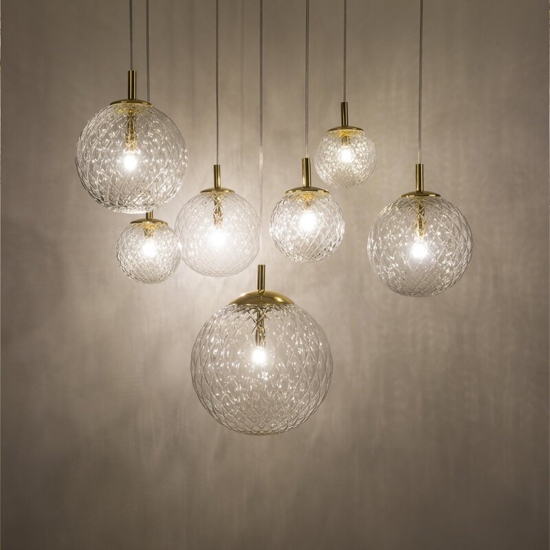 TK Lighting Pendelleuchte Cadix VII Glas siebenflammig UNVOLLSTÄNDIG SIEHE TEXT - 5901780546083
