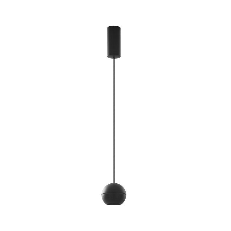 Lucande Pendelleuchte Hängeleuchte LED schwarz Aluminium Plarion Lampenschirm - 4251911768220