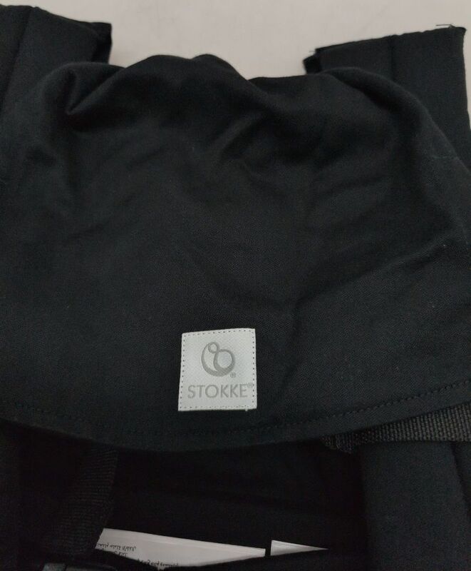 STOKKE Babytrage Limas Flex Schwarz Fullbuckle Bio-Baumwolle 20kg Trage - 7040356194117