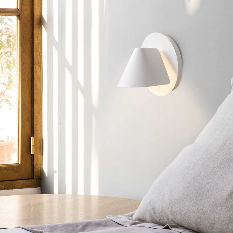 FARO BARCELONA Wandleuchte Noon LED Lampe dreh- und schwenkbar weiß 21,1cm - 8421776718883