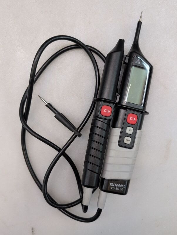 VOLTCRAFT VC-65 SE Zweipoliger Spannungsprüfer CATIII 1000V CATIV 600V Akustik - 4064161183756
