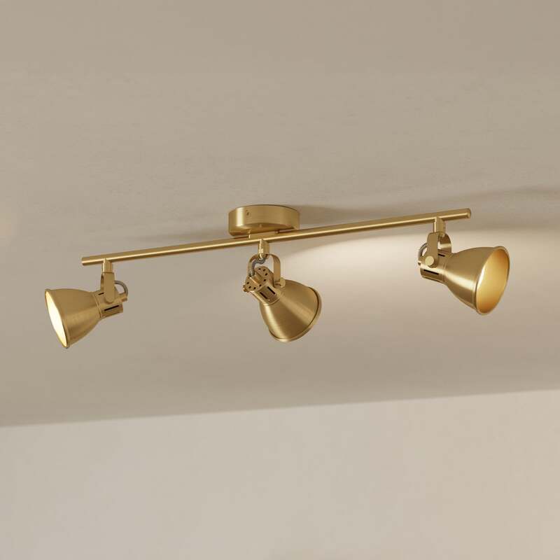 EGLO Seras Deckenspot Deckenlampe Deckenleuchte Strahler Lampe Leuchte gold G964 - 9008606235667