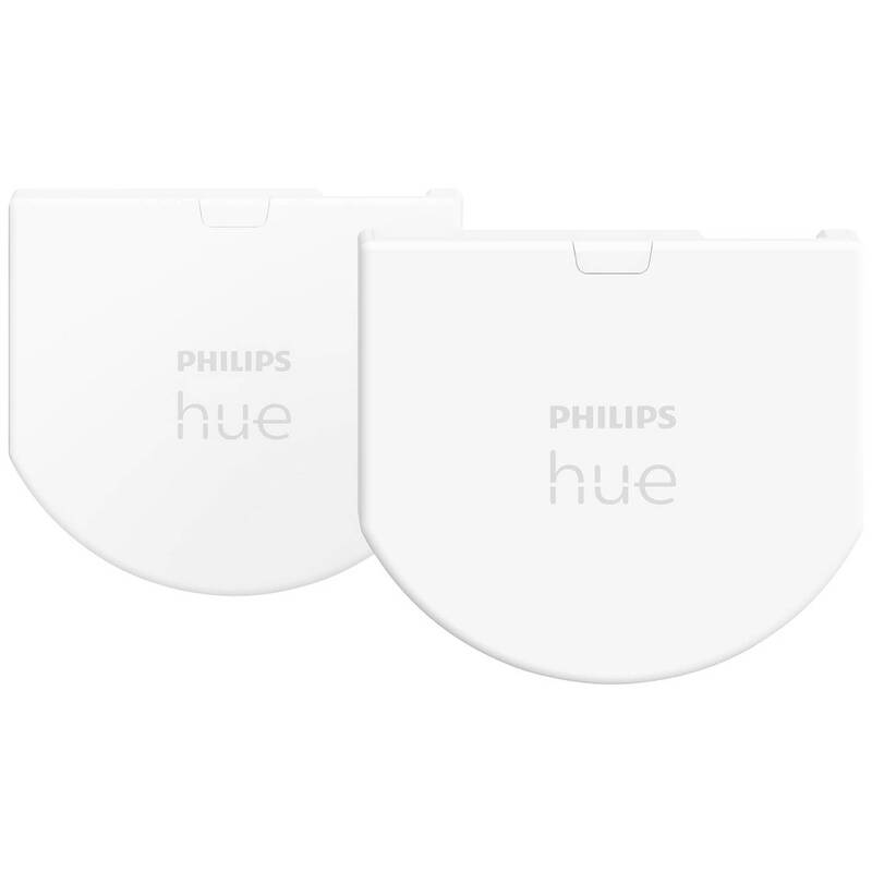 Philips Hue Wandschalter Modul 871951431802100 Wandschalter Lampe 2er Set Weiß - 8719514318021