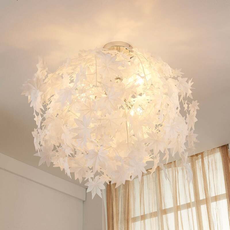 Lindby Deckenlampe Deckenleuchte Maple LED Lampe dimmbar chrom weiß Ø 70 cm - 4251096527490