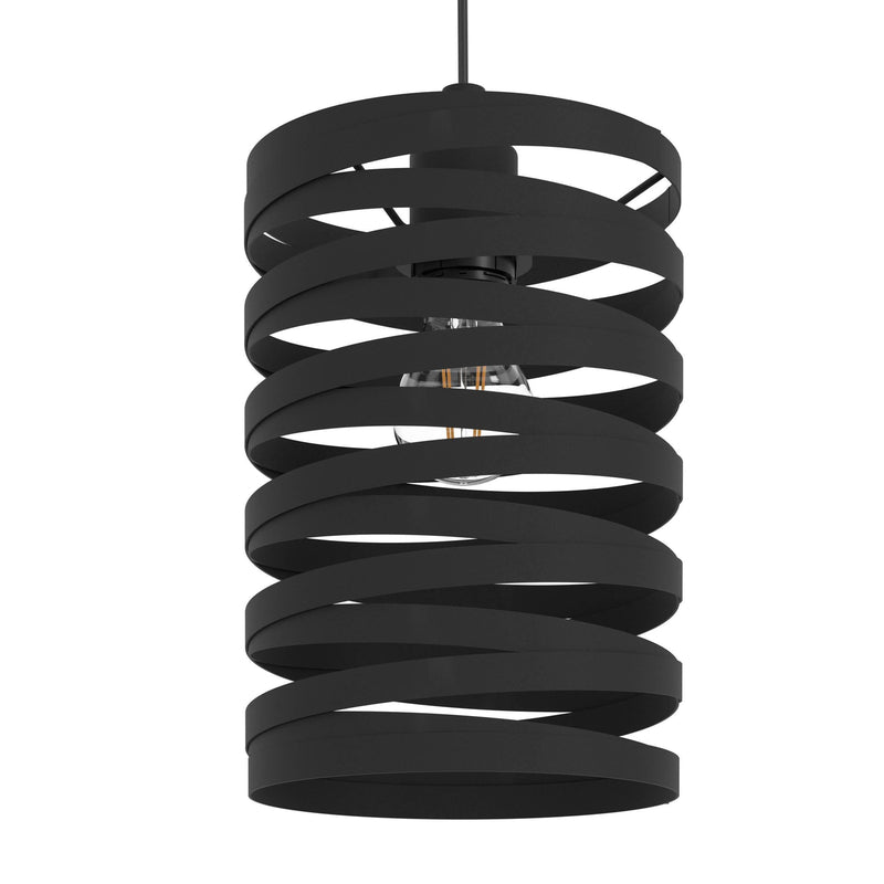 EGLO Hängeleuchte Pendelleuchte schwarz Stahl Cremella Lampe Ø 18 cm E27 LED - 9002759993467