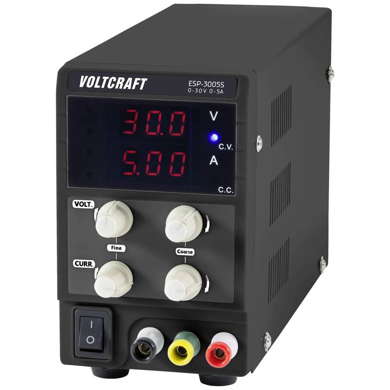 Voltcraft Labornetzgerät ESP-3005S Schaltnetzteil 150W 30V 5A schmale Bauform - 4064161213675
