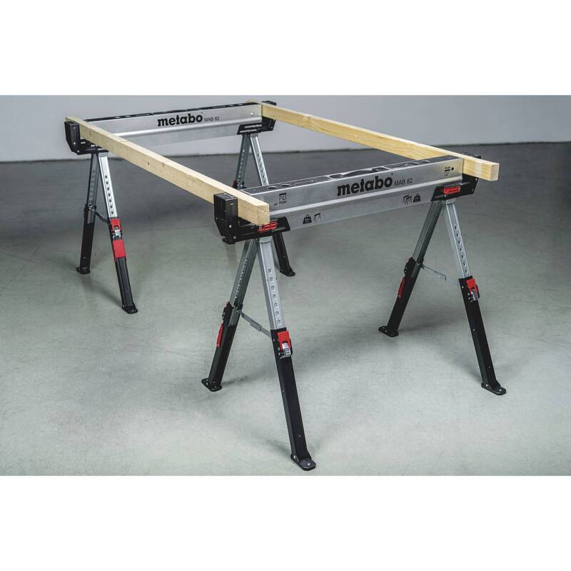 Metabo Arbeitsbock Stahlbock 590 kg Traglast 10,2 kg höhenverstellbar 615-820mm - 4061792253575