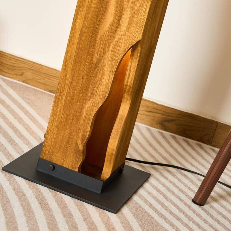 Eco-Light Stehleuchte Venus braun Höhe 141 cm Holz 4-flammig SIEHE TEXT/FOTO - 4250294322210