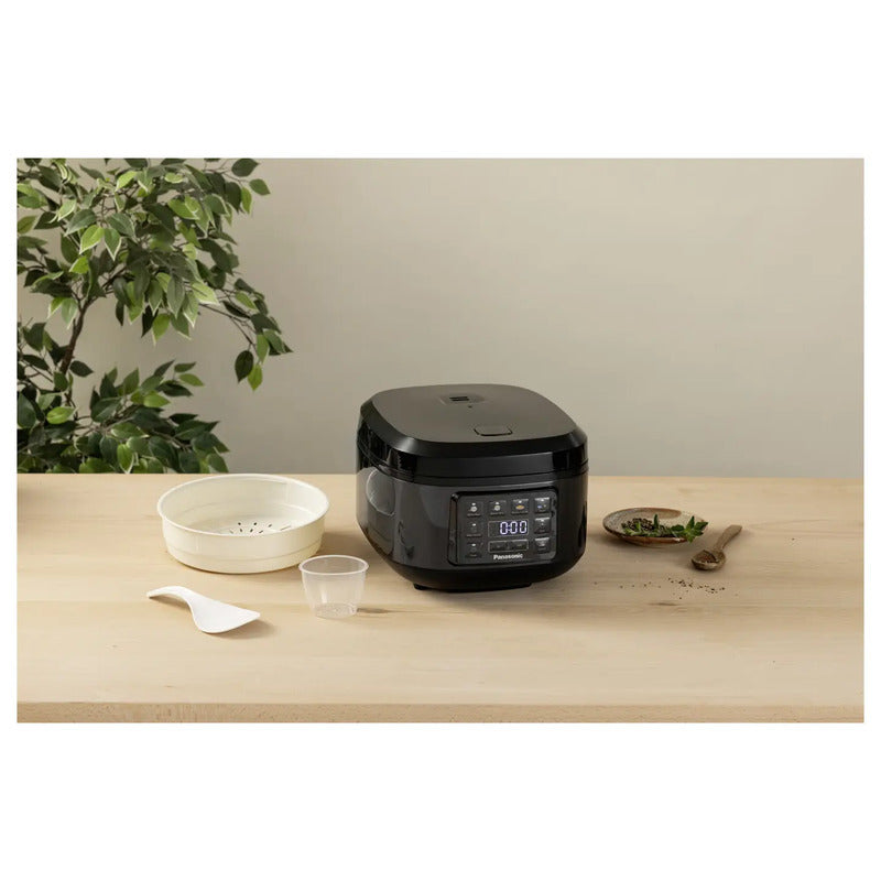 Panasonic Reiskocher Reisekocher Fuzzy-Logic BPA-frei 1,5l schwarz tragbar 770W - 5025232983728