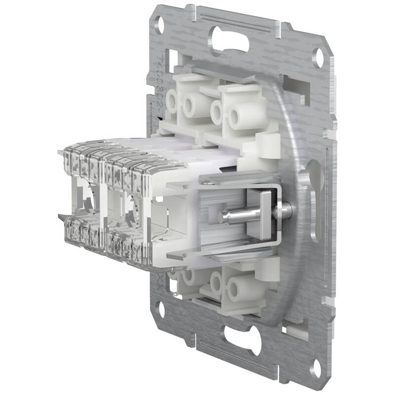 Schneider Electric RJ45-Datendose Asfora EPH4870121D Weiß RAL 9003 250V 10A - 3606486875797