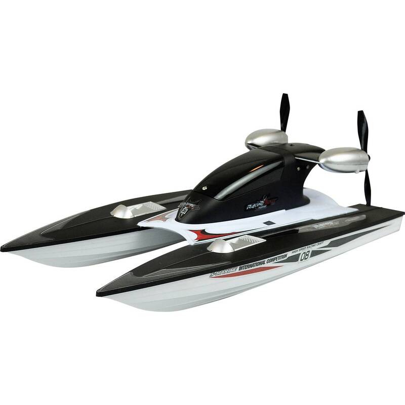 Amewi RC Motorboot Propeller Speed Catamaran Modellboot ferngesteuert 361mm - 4260677953269