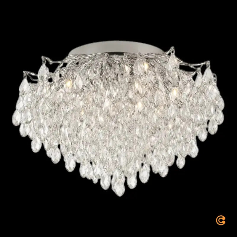 Paul Neuhaus Deckenleuchte Lampe Kristallleuchte Ricicle chrom klar Ø 60 cm - 4012248382103