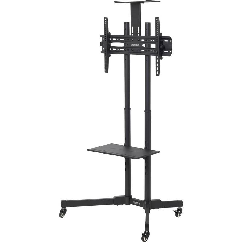 SpeaKa Professional TV-Rollwagen neigbar höhenverstellbar für 37-70 Zoll - 4053199525652