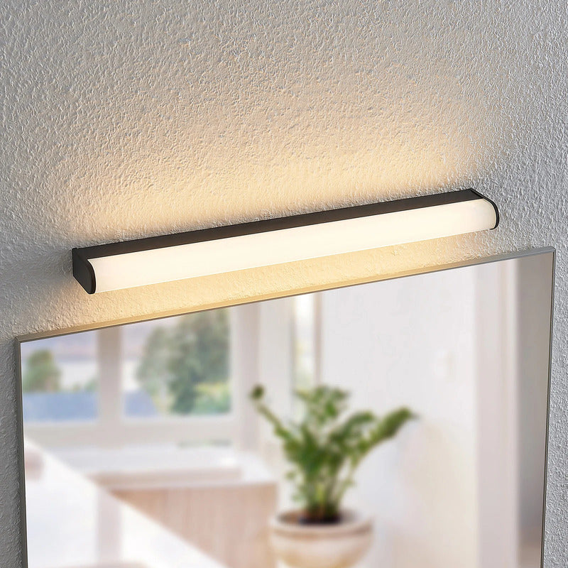Lindby Wandleuchte Ulisan LED Wandlampe Leuchte schwarz matt 58,8cm IP44 - 4251911718669