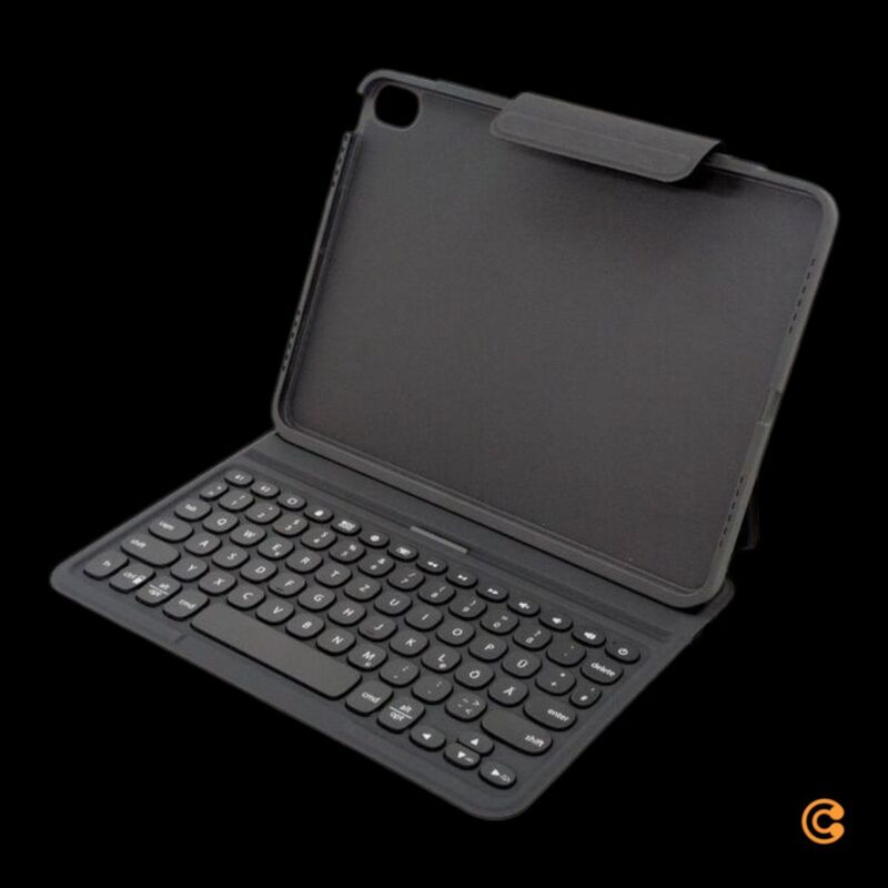 ZAGG Tastatur Pro Keys QWERTZ Bluetooth Foliohülle für iPad Air schwarz grau - 0840056108240