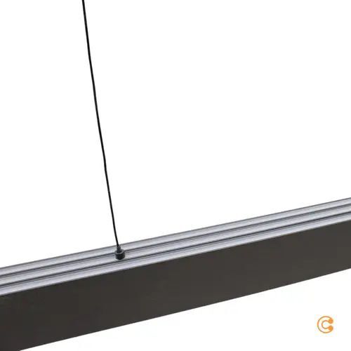Paul Neuhaus Adriana Square LED Hanging Light, Grey, up/down - 4012248398548