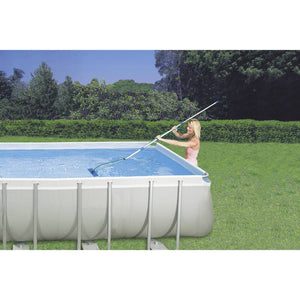 B-Ware Intex Pool-Reinigungsset mit Alu-Teleskopstange 239cm Kescher Bodensauger