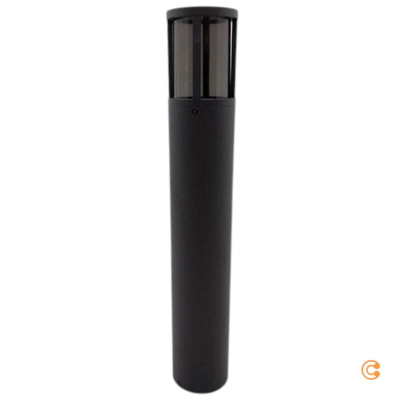 Deko-Light Wegeleuchte Facado II Gartenleuchte LED dimmbar grau/rauch Ø11cm IP65 - 4042943179036