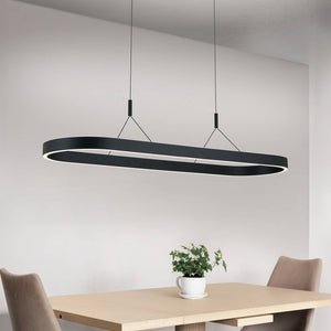B-Ware Orion Pendelleuchte Hängeleuchte CARRARA LED dimmbar schwarz 120cm modern 80W
