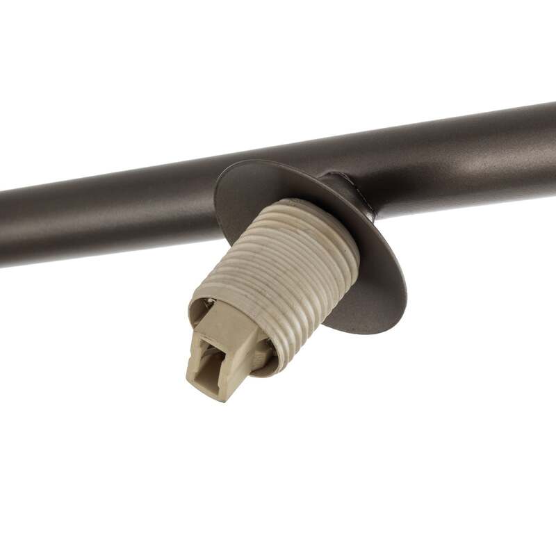 Deckenleuchte Imelo 6-flammig LED dimmbar braun Glas 200cm Leuchte Lampe - 5906135113323