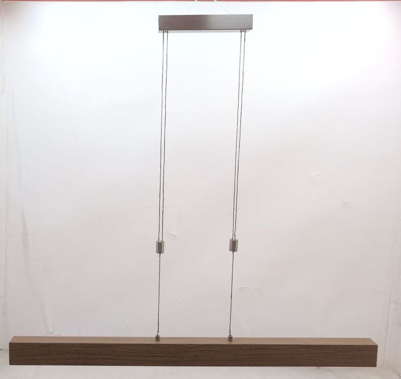 Leuchten Direkt LED-Pendelleuchte Amanda Hängelampe Lampe LED Holzoptik dimm103 - 4043689971199