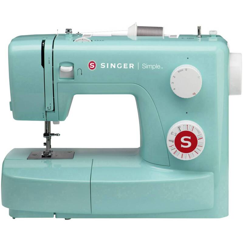 Singer Simple 3223G Freiarmnähmaschine Nähmaschine Türkis 23 Programme 4,5mm - 7393033096120