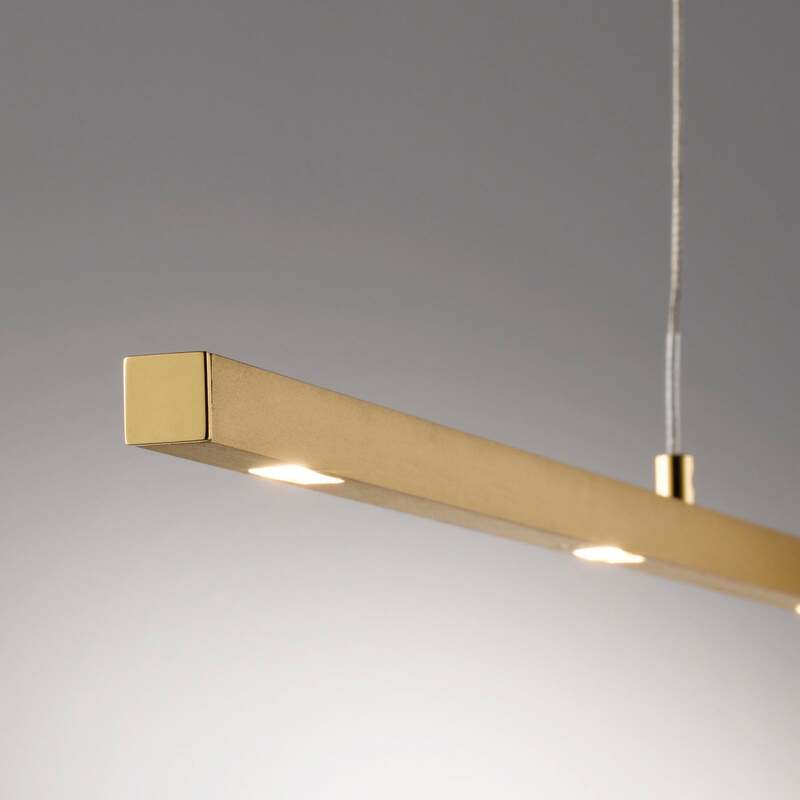 Rothfels LED-Pendelleuchte Pendelleuchte Lampe Leuchte Licht IP20 Tolu messing - 4251096567724