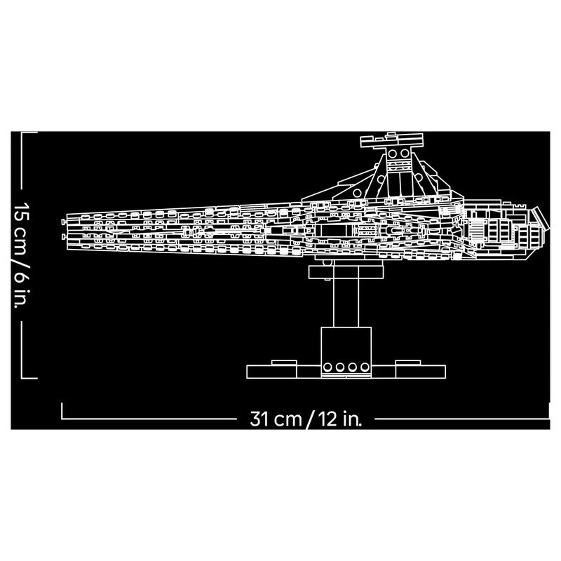 LEGO StarWars Angriffskreuzer der Venator-Klasse 75441 Modellbau Set 643 Teile - 5702018063002