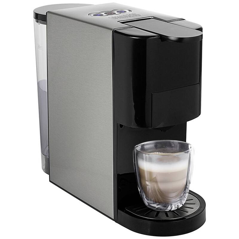 Princess Kapselmaschine Kaffeemaschine E.S.E. Pad kompatibel Schwarz Silber 0,8l - 8713016109262
