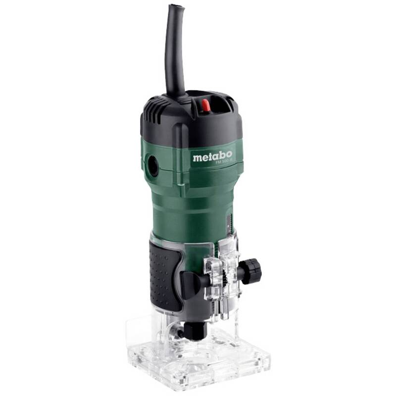 Metabo Kantenfräse FM 500-6 Fräse mit Parallelanschlag 500W 32.000 U/min 40mm - 4061792243064