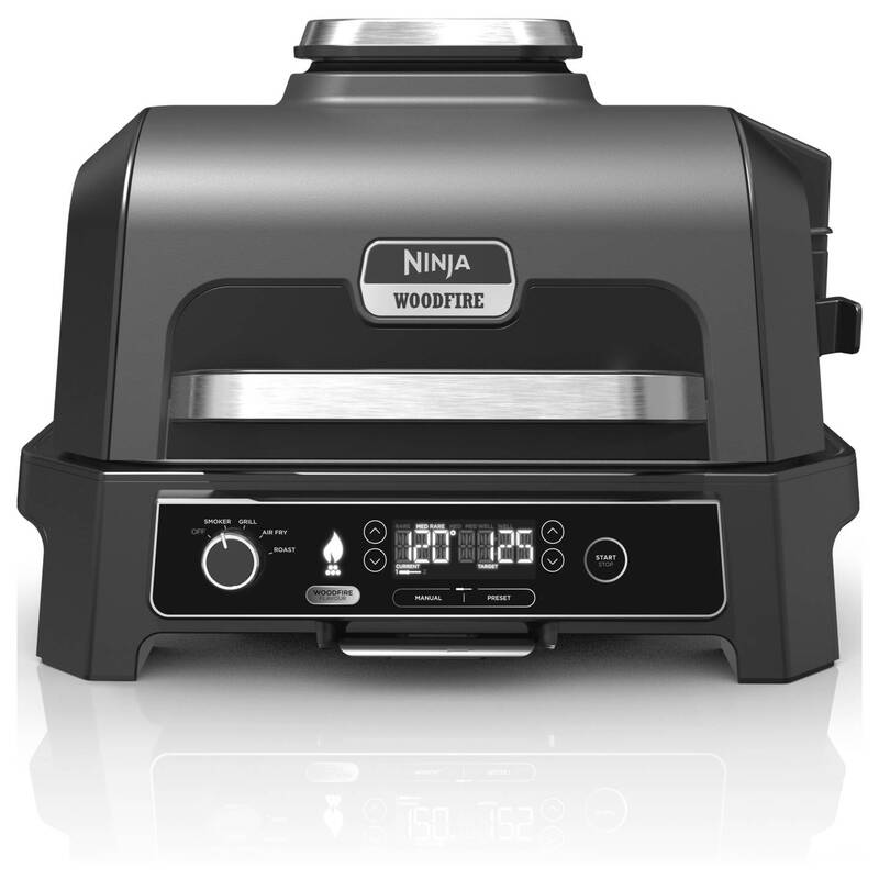 Ninja Woodfire Pro XL Elektrogrill Schwarz Edelstahl 1700W mit Thermometer - 0622356281058