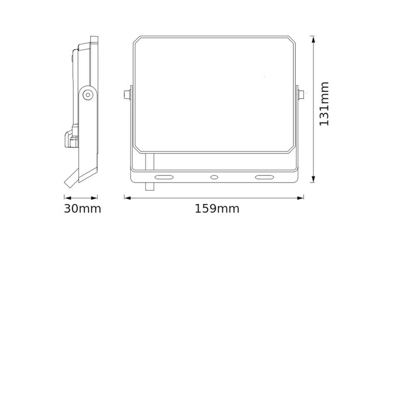 OSRAM FLOODLIGHT LUX 30W 830 Schwarz LED Flutlichtstrahler IP65 2700 lm - 4099854489624