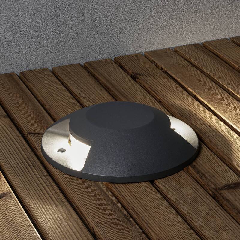 LED-Außeneinbauleuchte Konstsmide Maavalo 2x5W anthrazit IP65 900lm 3000K - 7318307879377