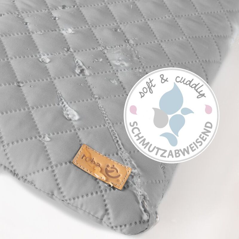 roba Laufgitter 6-eckig Spielgitter Laufstall Babystall Babygitter Grau Weiß768 - 4005317321011