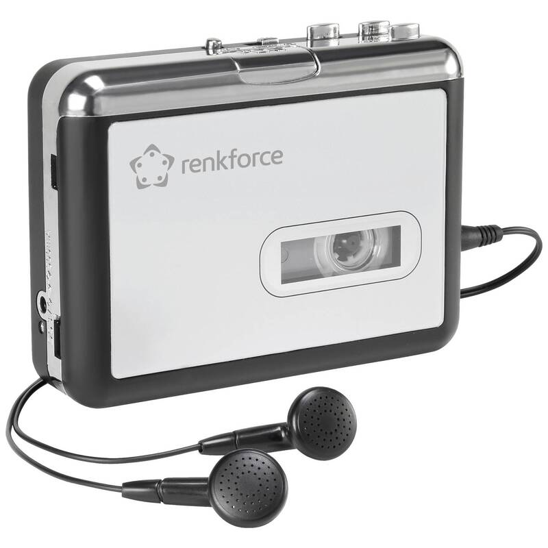 Renkforce RF-CP-170 Kassetten Digitalisierer Kopfhörer Walkman Kassettenspieler - 4064161203898