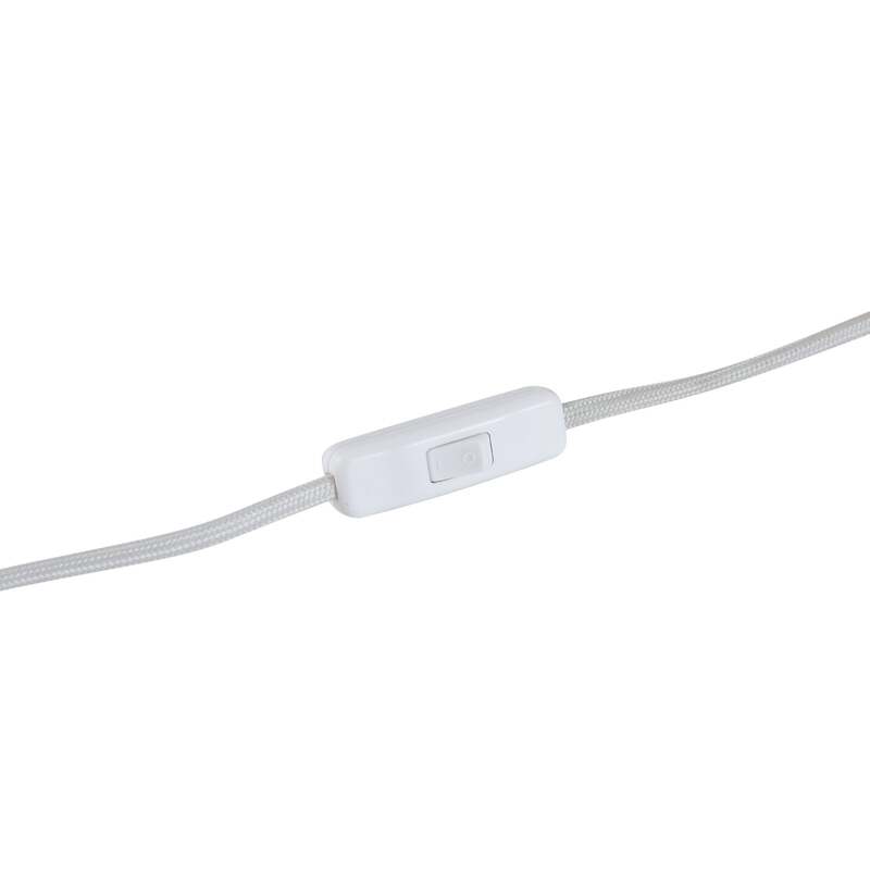 Lindby Tischleuchte Lirenda 52 cm Rattan natur/weiß E27 Schalter am Kabel - 4255830902833
