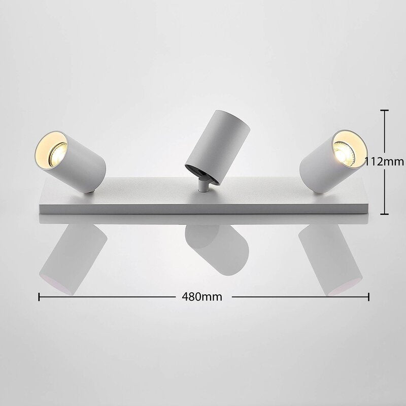 Arcchio Strahler Brinja Deckenleuchte weiß eckig Ø 6 cm 3 flg SIEHE TEXT - 42510965564210