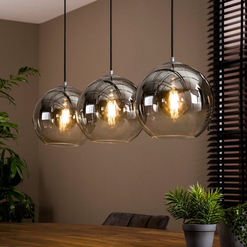 Hängeleuchte Allessandra Pendelleuchte Deckenlampe Glasschirm SIEHE TEXT/FOTO9 - 8713244071058