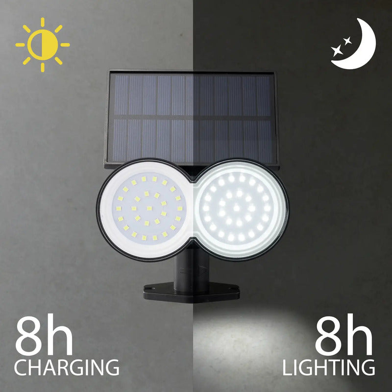 Sygonix Solar-Spot Gartenleuchte SMD LED 0.9W Lichtaustritt einstellbar schwarz - 4064161258294