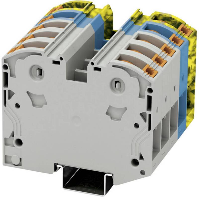 Phoenix Contact Hochstromklemme PTPOWER 50-3L/N/FE 100mm 150A 1000V 2 Stück - 4046356998703