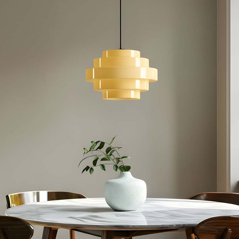 Aldex Hängeleuchte Pendelleuchte Filo LED Lampe dimmbar gelb Ø28cm 1x15W - 5904798660253