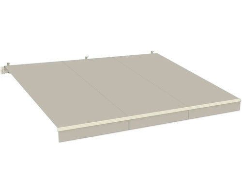 Markise Sonnenschutz Gelenkarmmarkise Lotus Stoff Beige Gestell Perlweiß - 4306516769759