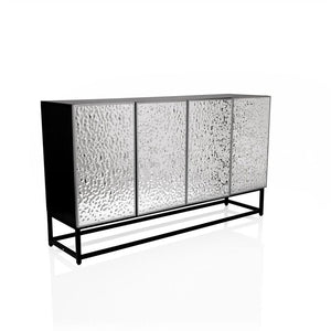 D-Ware hjh LIVING Kommode Sideboard Aufbewahrung METALLIO MDF DEFEKTWARE