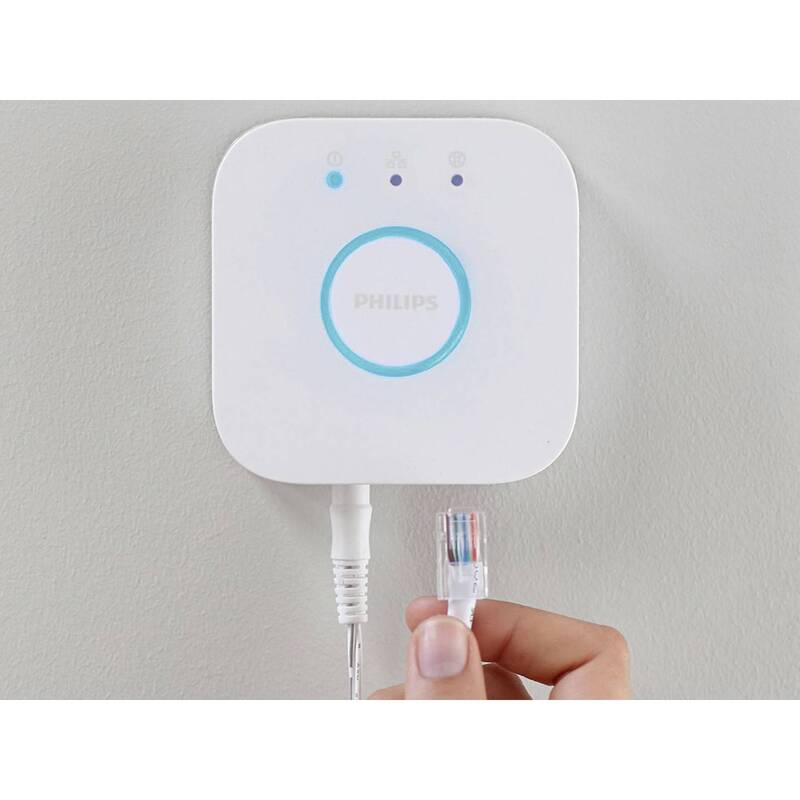 Philips Hue Zentrale Hue Bridge Smart Home Steuerung Google Home weiß 220g - 8719514342620